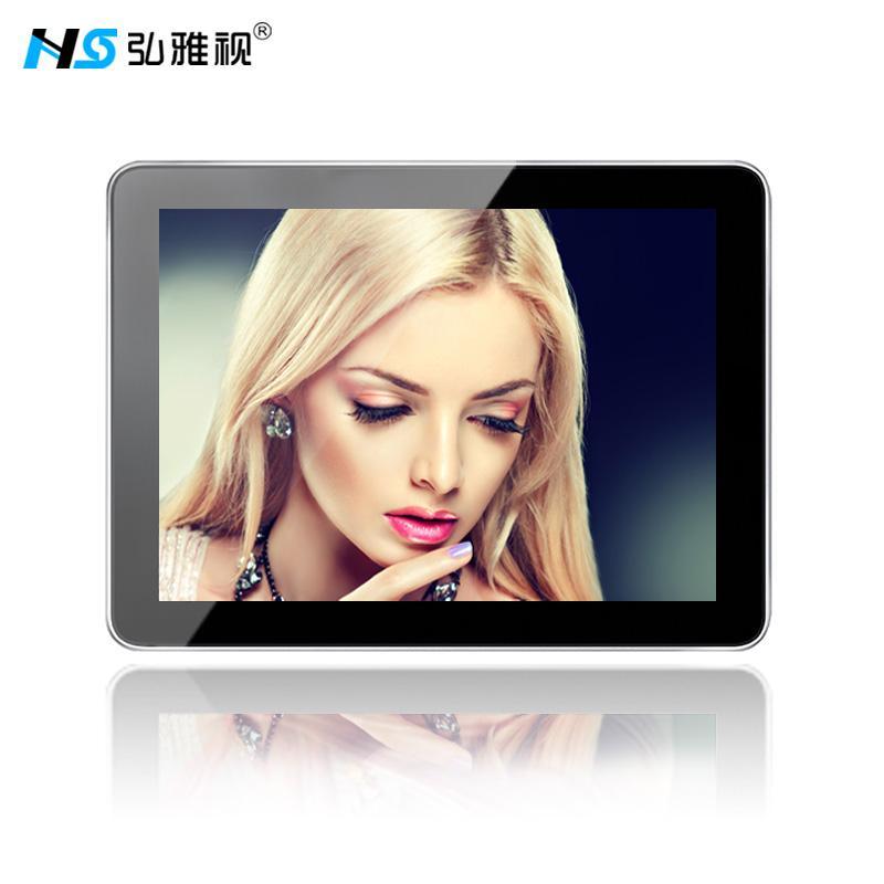 弘雅視10.4寸樓宇壁掛廣告機(jī) 高清網(wǎng)絡(luò)播放器 LED液晶電梯廣告機(jī)